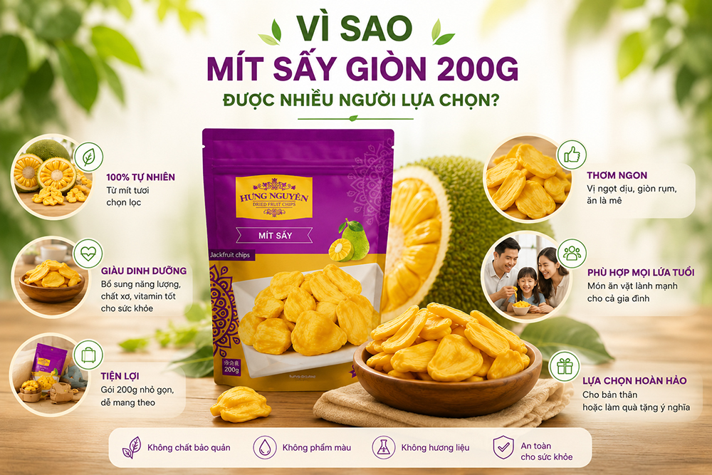 Mít sấy giòn 200g