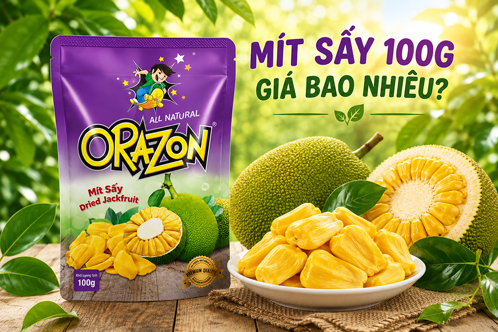 Mít sấy 100g giá bao nhiêu